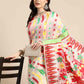 Woven Design Ethnic Motifs Phulkari Pure Cotton Jamdani Saree
