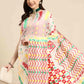 Woven Design Ethnic Motifs Phulkari Pure Cotton Jamdani Saree