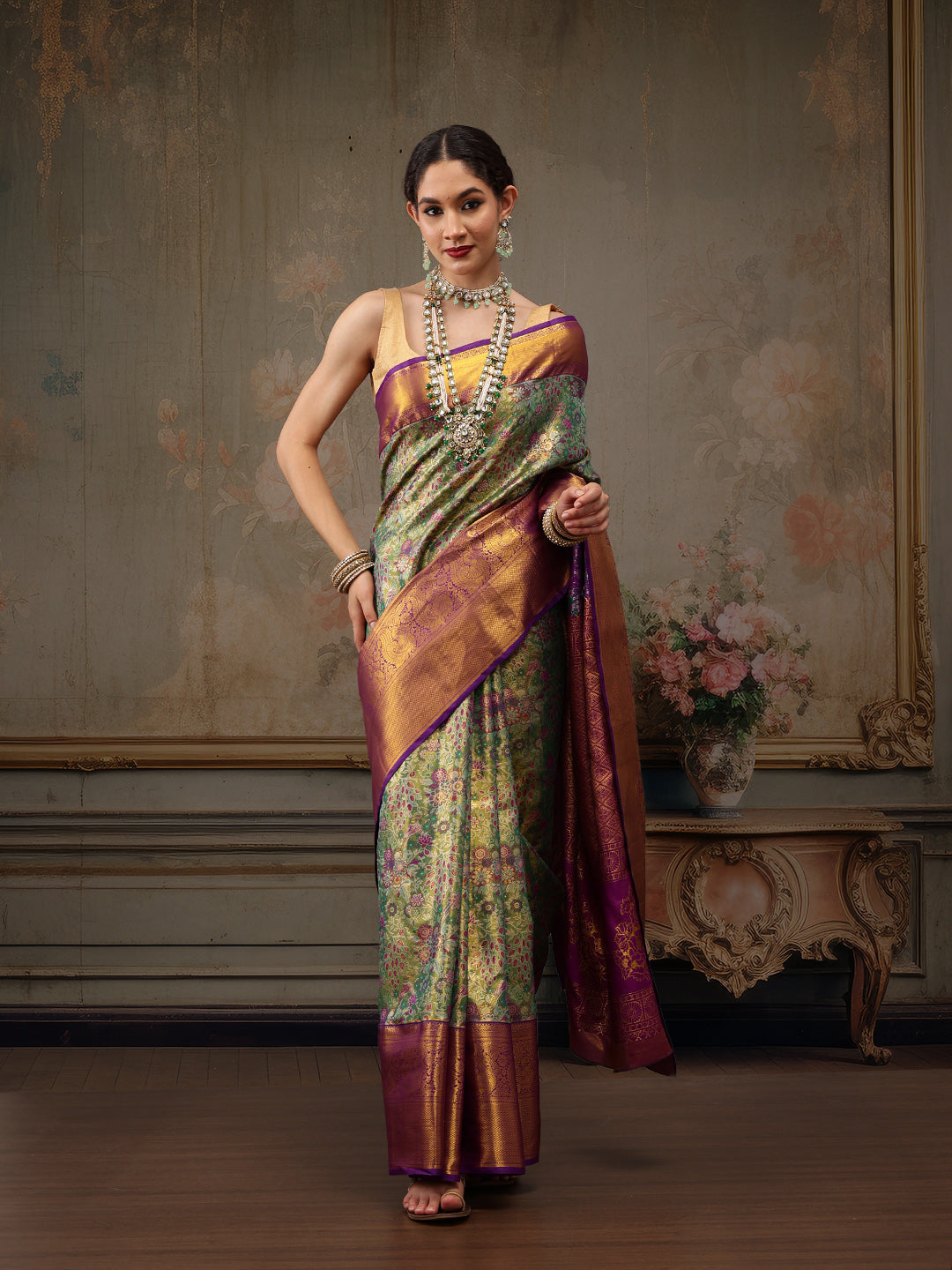 Heavy Pure Silk Woven Banarasi Saree