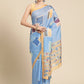 Women's Soft Silk Color Blocked Digital Printed Saree