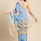 Women's Soft Silk Color Blocked Digital Printed Saree