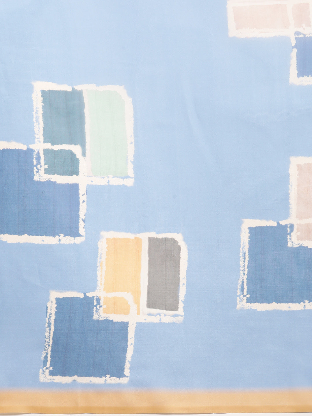 Women's Soft Silk Color Blocked Digital Printed Saree