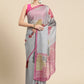 Women's Soft Silk Color Blocked Digital Printed Saree