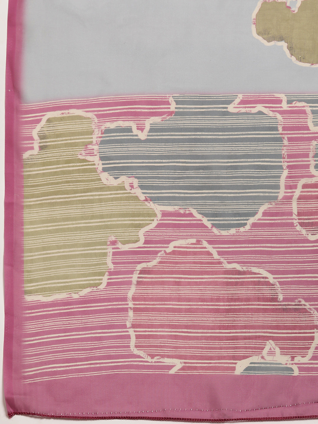 Women's Soft Silk Color Blocked Digital Printed Saree