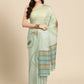 Women's Soft Silk Color Blocked Digital Printed Saree