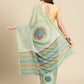 Women's Soft Silk Color Blocked Digital Printed Saree