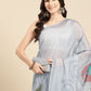 Women's Soft Silk Color Blocked Digital Printed Saree