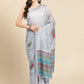 Women's Soft Silk Color Blocked Digital Printed Saree