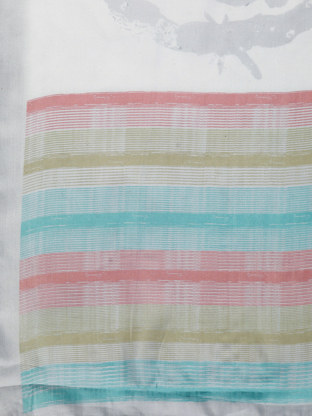 Women's Soft Silk Color Blocked Digital Printed Saree