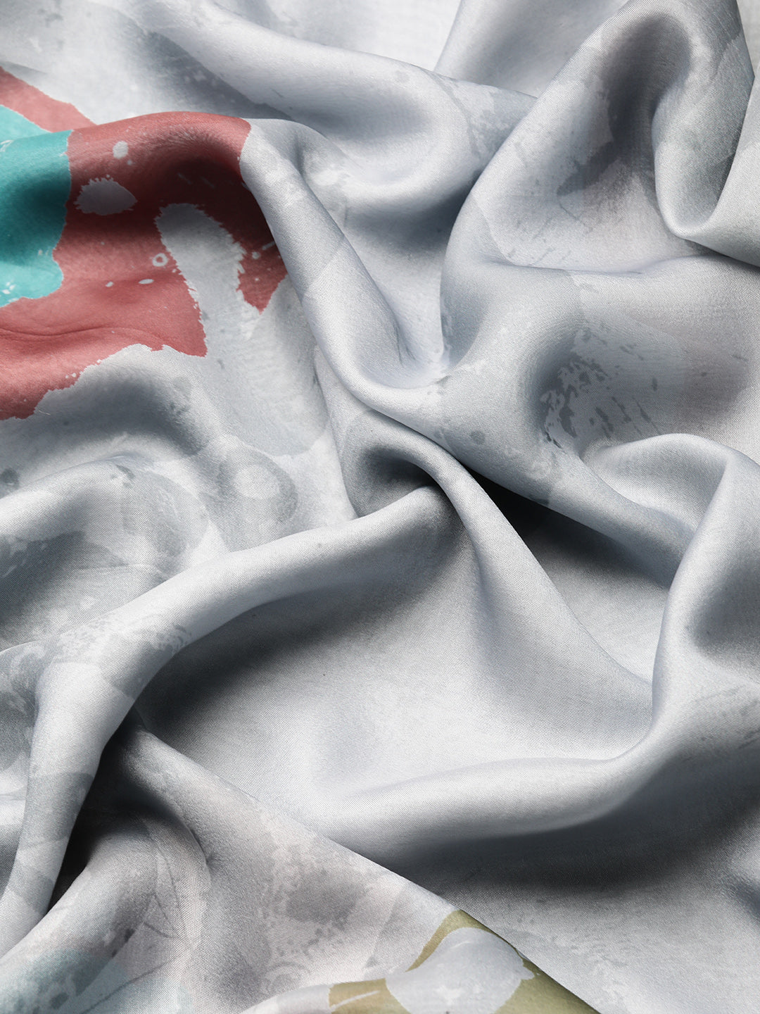 Women's Soft Silk Color Blocked Digital Printed Saree