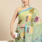 Women's Soft Silk Color Blocked Digital Printed Saree