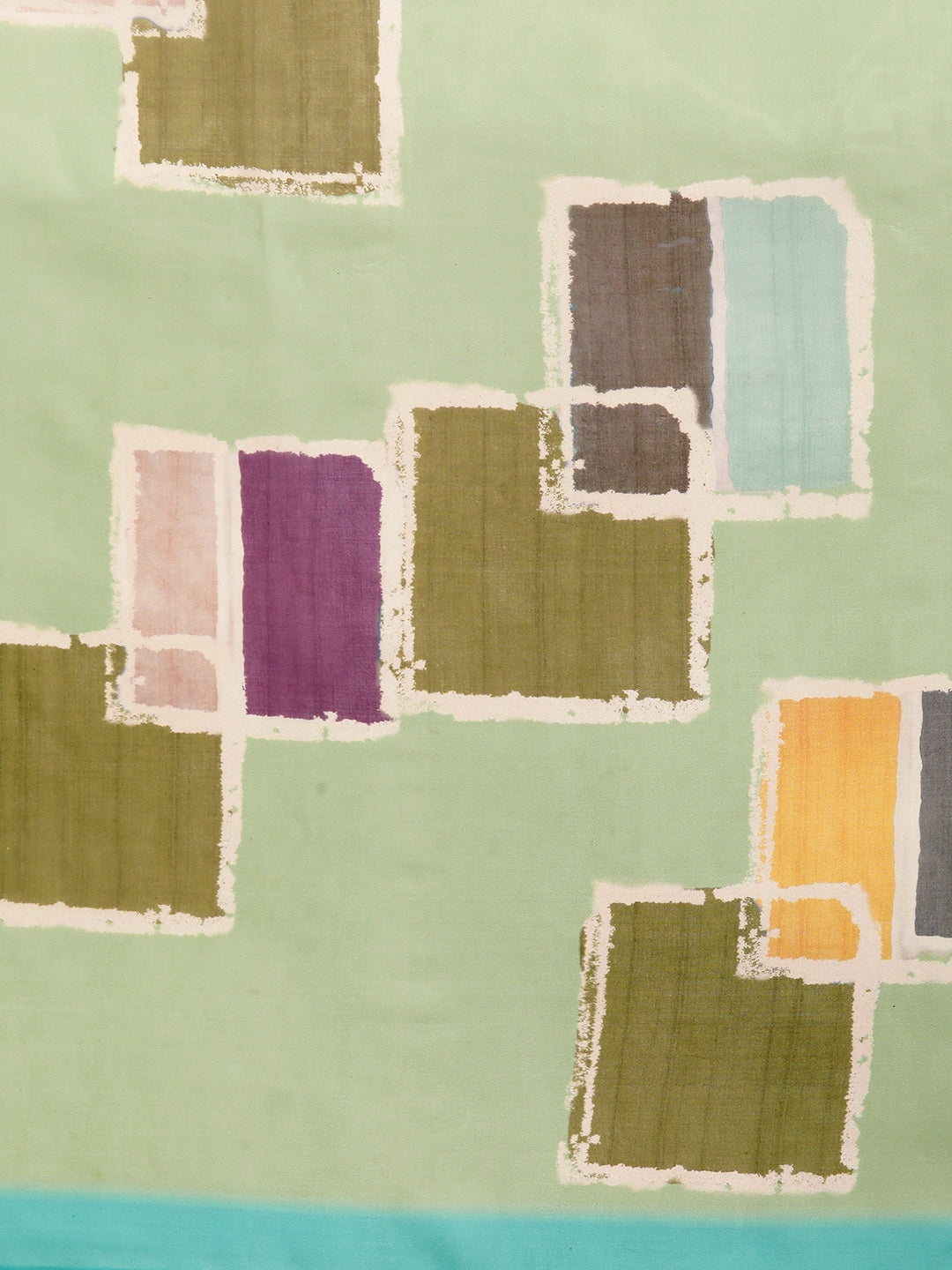 Women's Soft Silk Color Blocked Digital Printed Saree