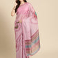 Women's Soft Silk Color Blocked Digital Printed Saree