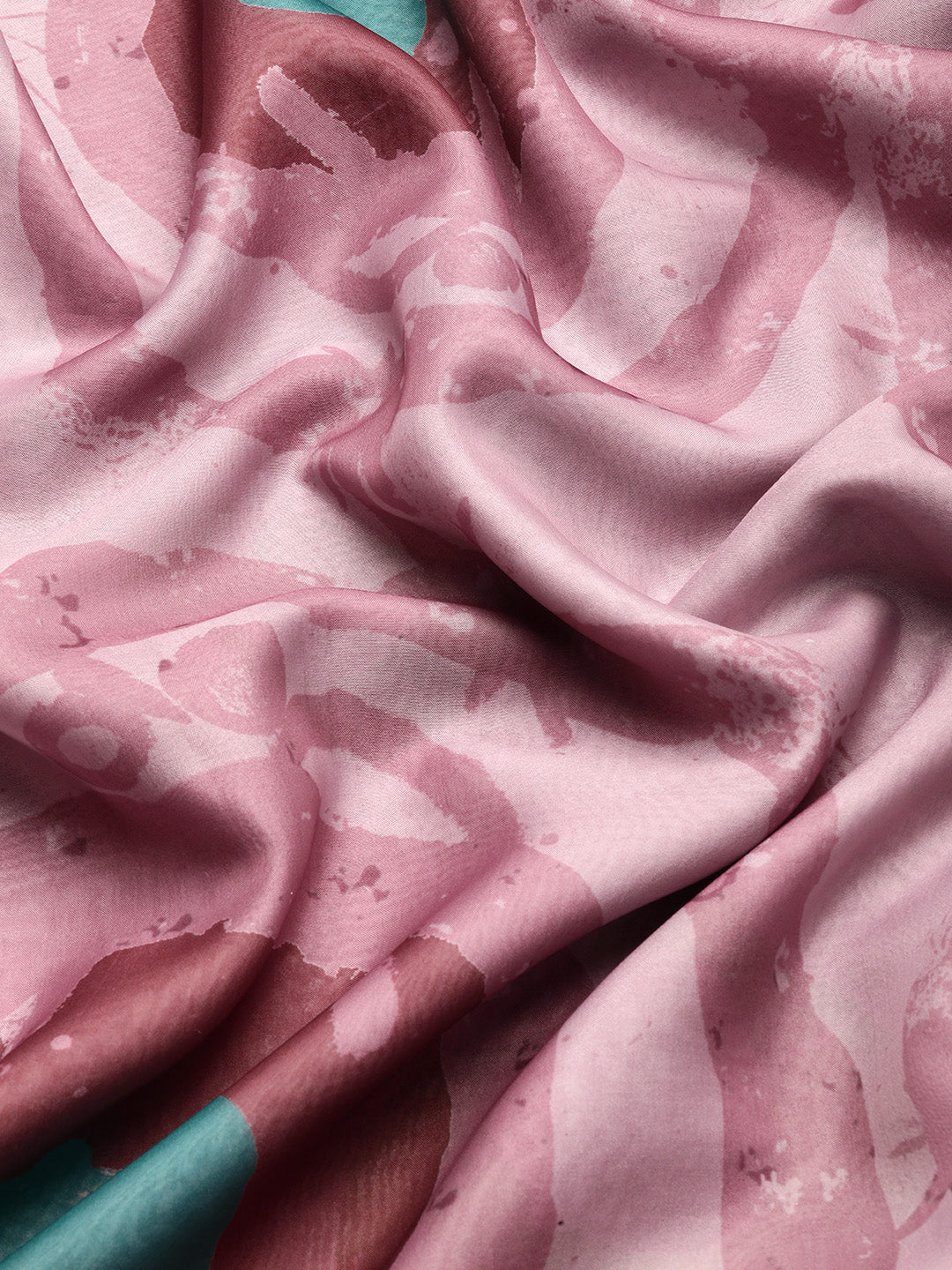 Women's Soft Silk Color Blocked Digital Printed Saree