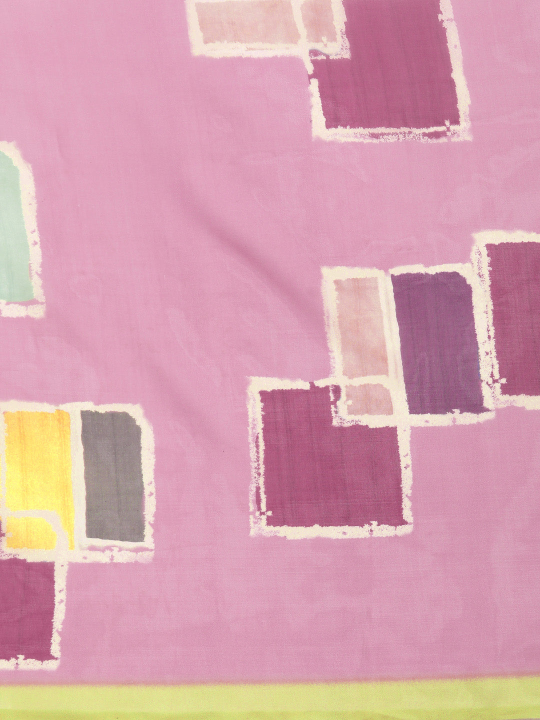 Women's Soft Silk Color Blocked Digital Printed Saree