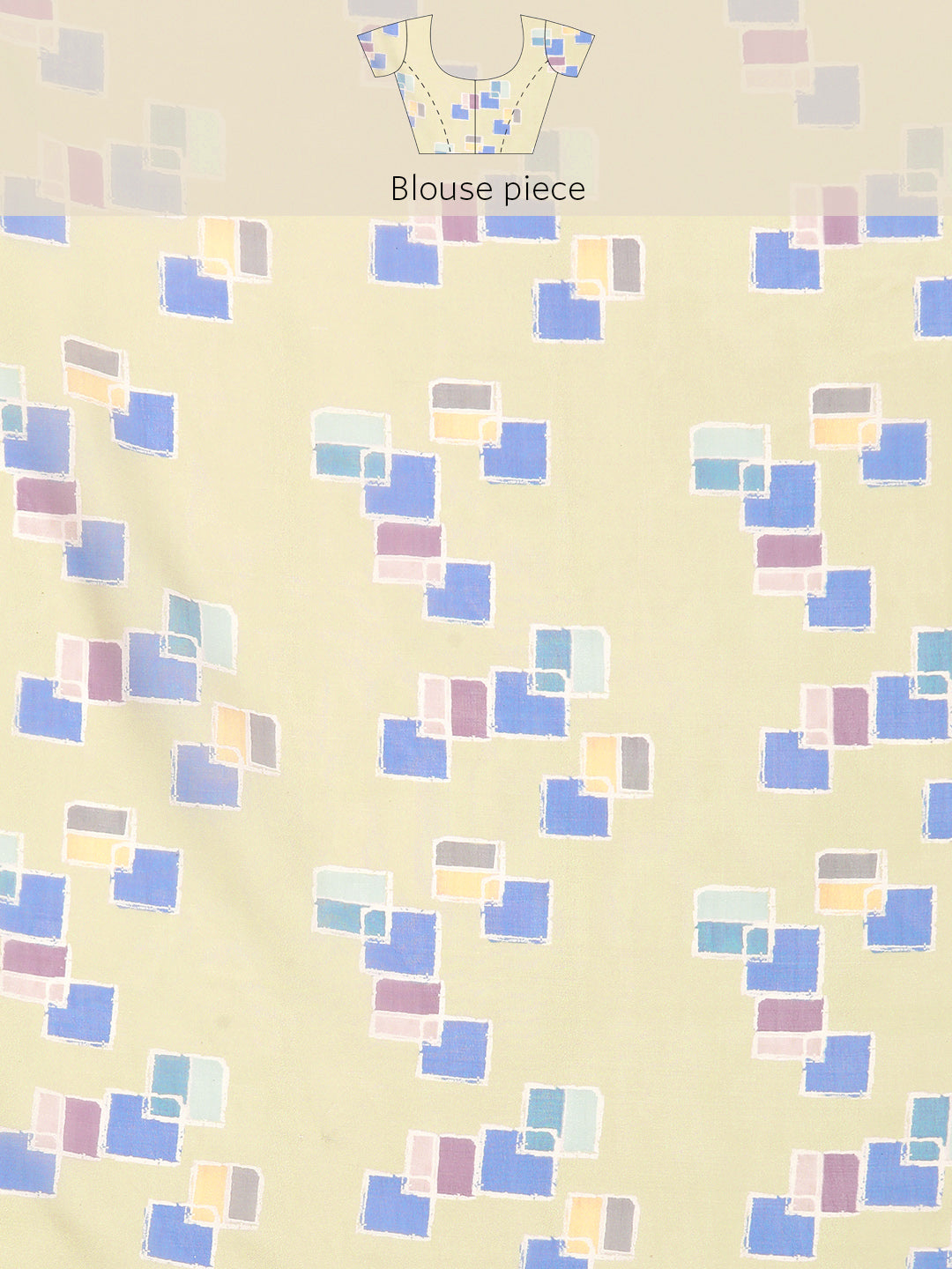 Women's Soft Silk Color Blocked Digital Printed Saree