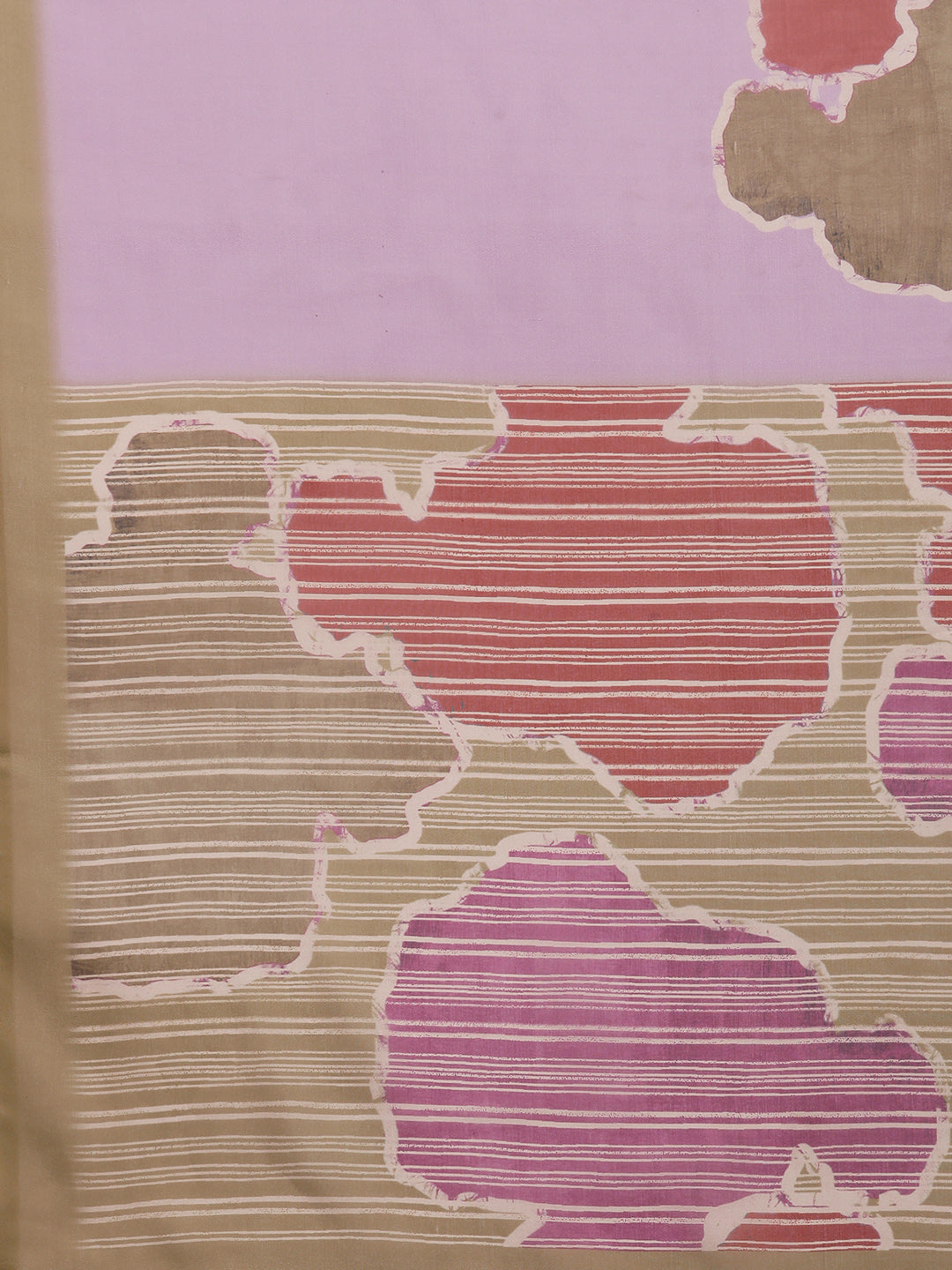 Women's Soft Silk Color Blocked Digital Printed Saree