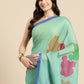 Women's Soft Silk Color Blocked Digital Printed Saree