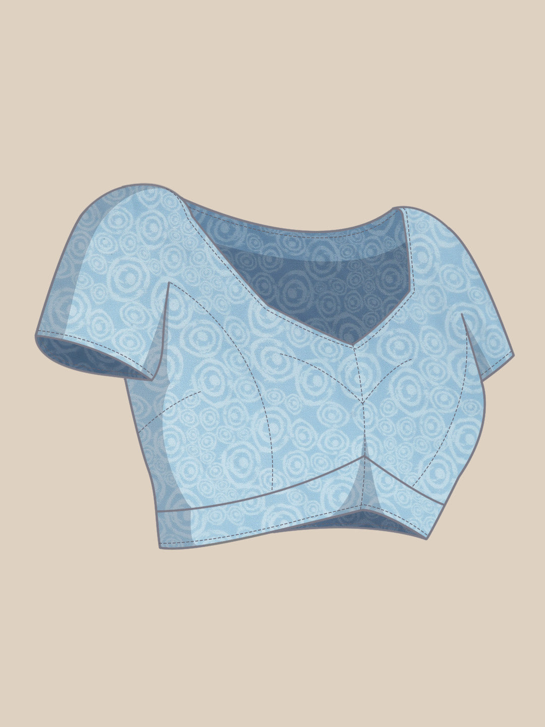 Women's Soft Silk Color Blocked Digital Printed Saree