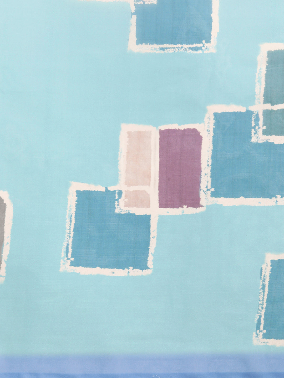 Women's Soft Silk Color Blocked Digital Printed Saree