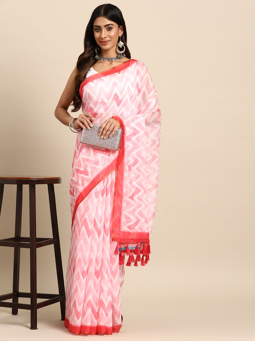 Organza Digital Print Saree