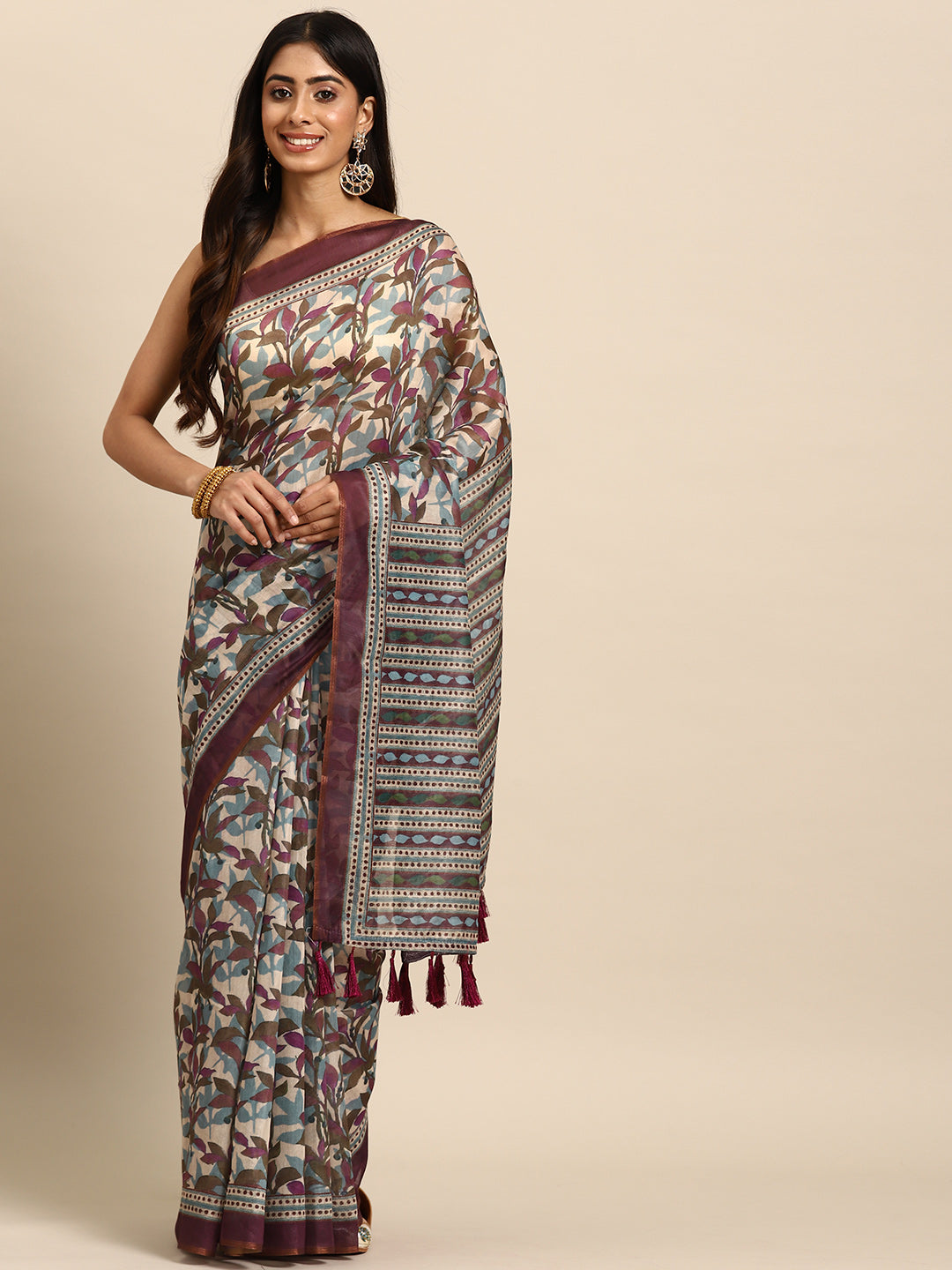 Organza Digital Print Saree