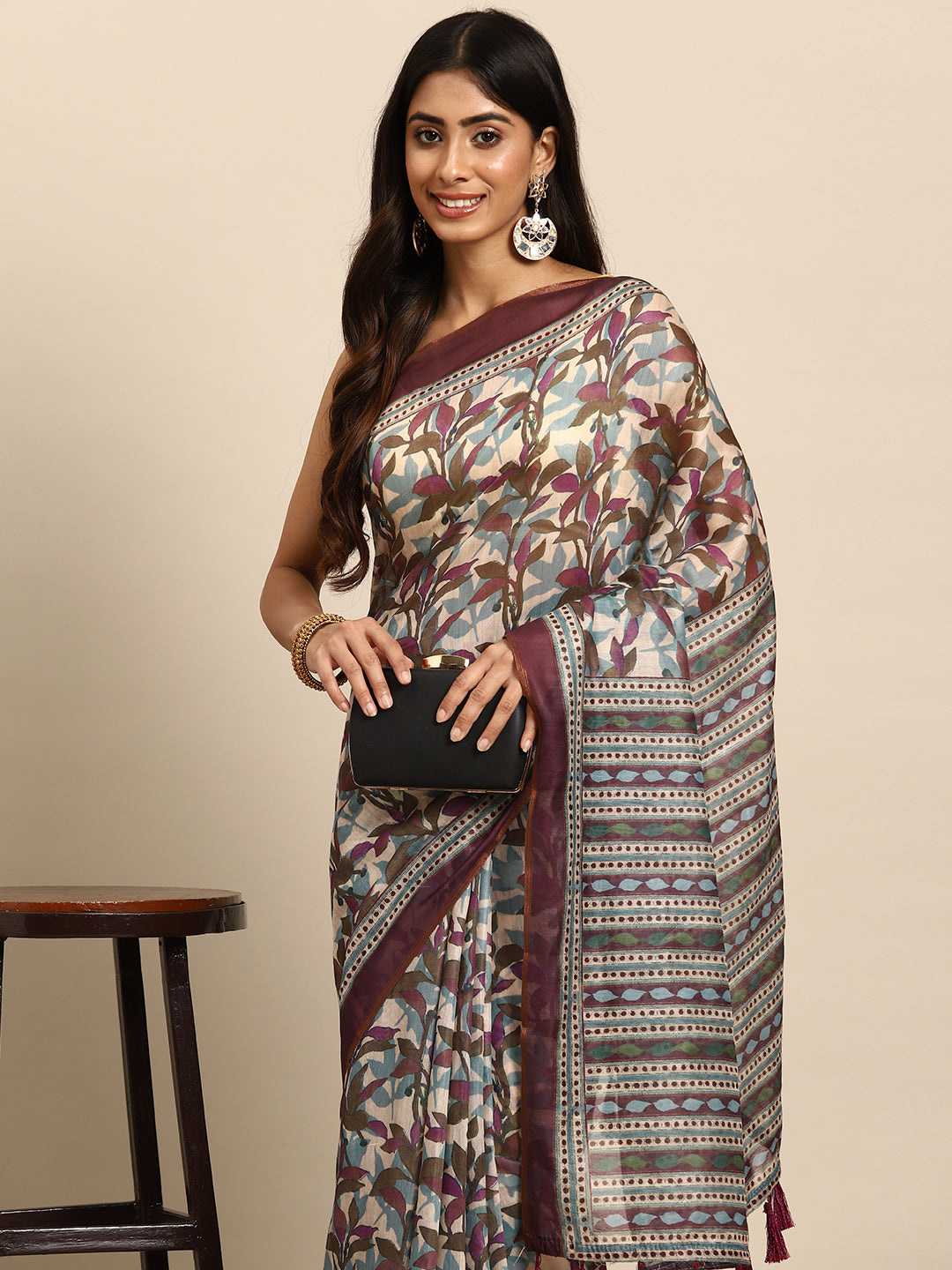 Organza Digital Print Saree