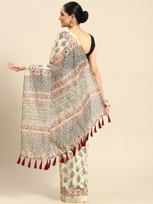 Organza Digital Print Saree