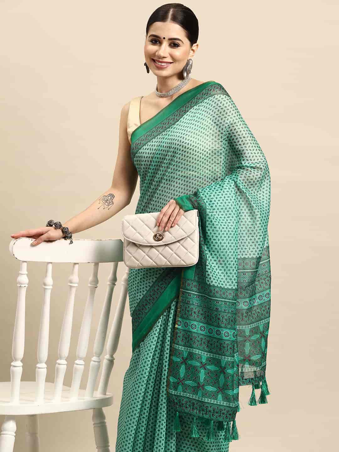 Organza Digital Print Saree