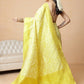 Woven Design Banarasi Cotton Silk Pastel Color Saree With Zari Border