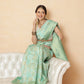 Woven Design Banarasi Cotton Silk Saree With Zari Border