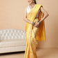 Woven Design Banarasi Cotton Silk Saree With Zari Border