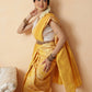 Woven Design Banarasi Cotton Silk Saree With Zari Border