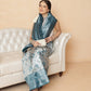Banarasi Silk Zari Woven Design Abstract Saree With Contrast Border