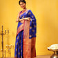 Kanjivaram Soft Silk Zari Woven Big Border With Rich Pallu Saree