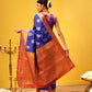 Kanjivaram Soft Silk Zari Woven Big Border With Rich Pallu Saree