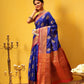 Kanjivaram Soft Silk Zari Woven Big Border With Rich Pallu Saree