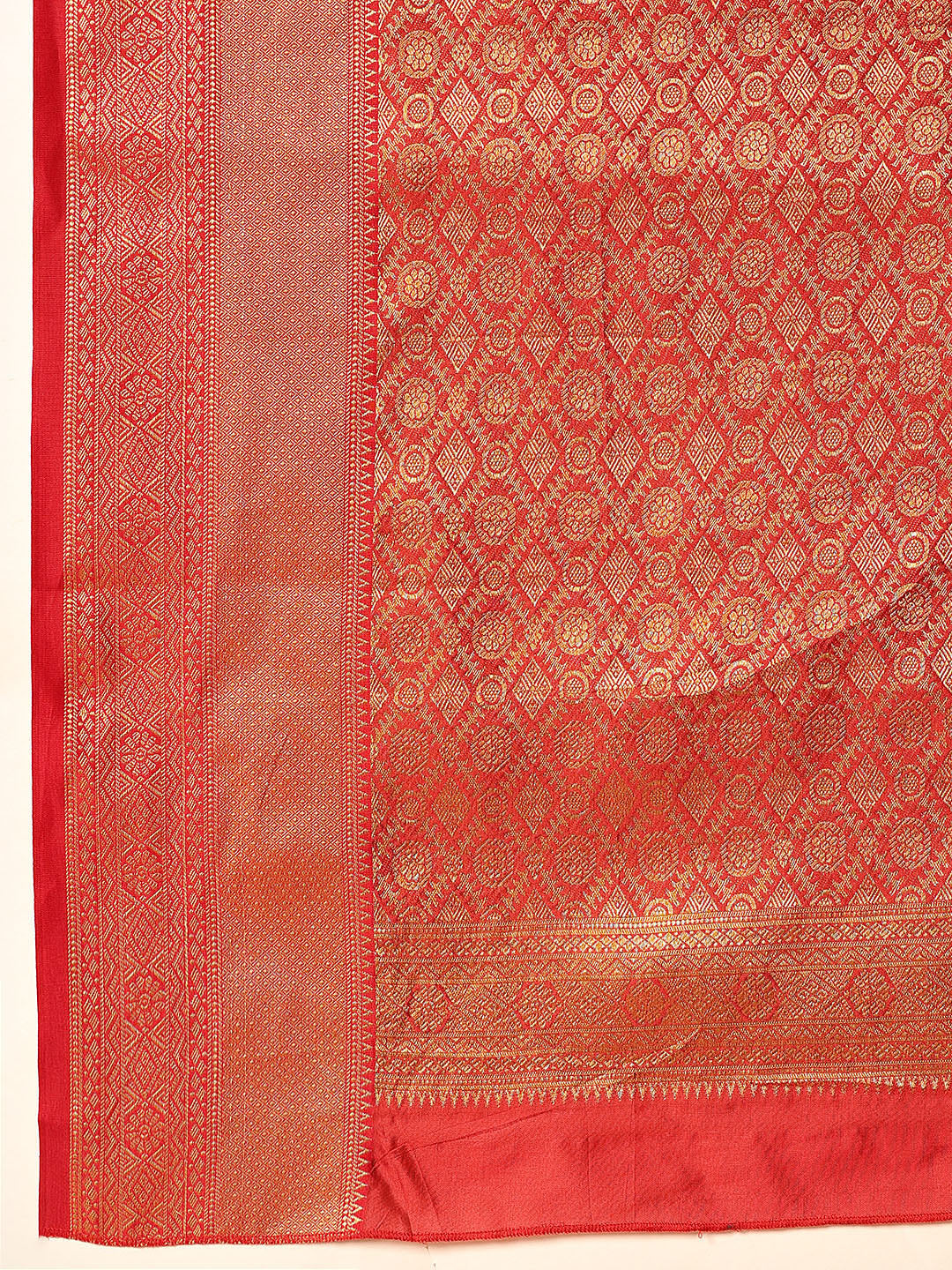 Kanjivaram Soft Silk Zari Woven Big Border With Rich Pallu Saree