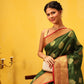 Kanjivaram Soft Silk Zari Woven Big Border With Rich Pallu Saree