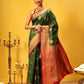 Kanjivaram Soft Silk Zari Woven Big Border With Rich Pallu Saree