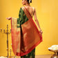 Kanjivaram Soft Silk Zari Woven Big Border With Rich Pallu Saree