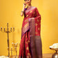 Kanjivaram Soft Silk Zari Woven Big Border With Rich Pallu Saree