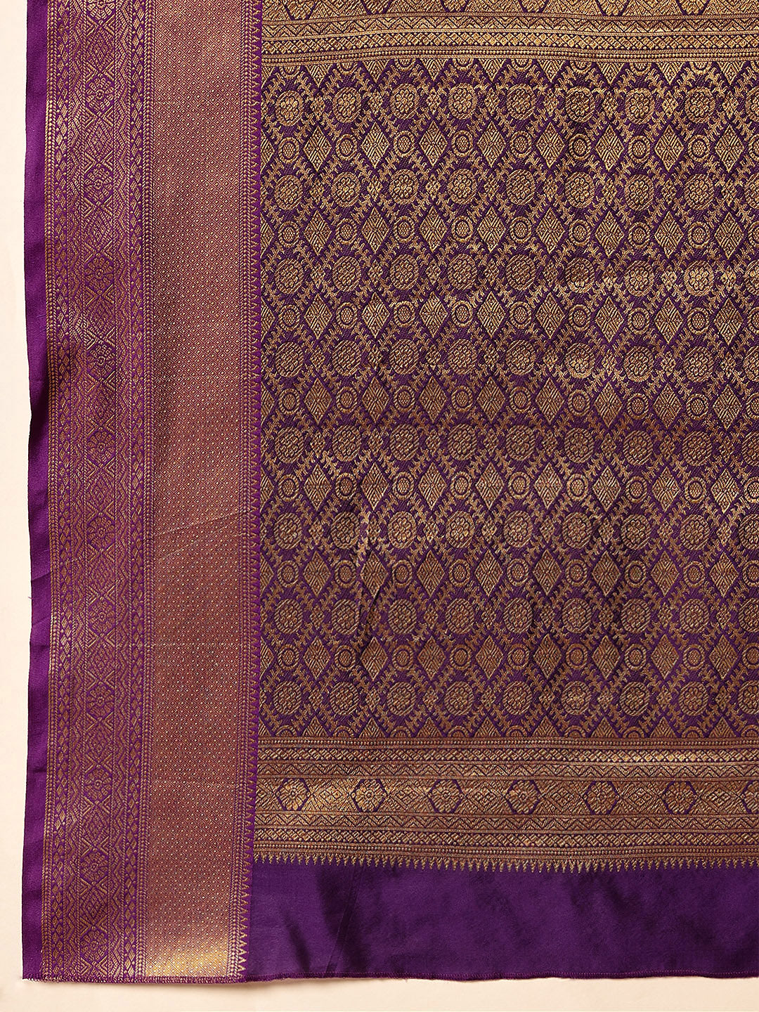 Kanjivaram Soft Silk Zari Woven Big Border With Rich Pallu Saree