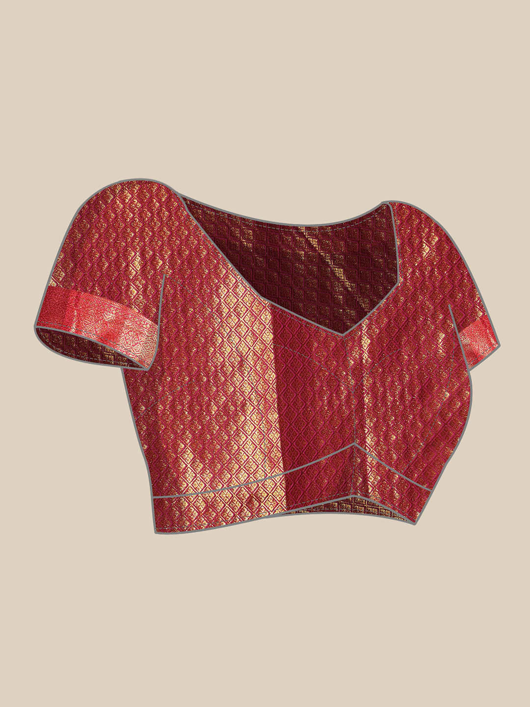 Kanjivaram Soft Silk Zari Woven Big Border With Rich Pallu Saree