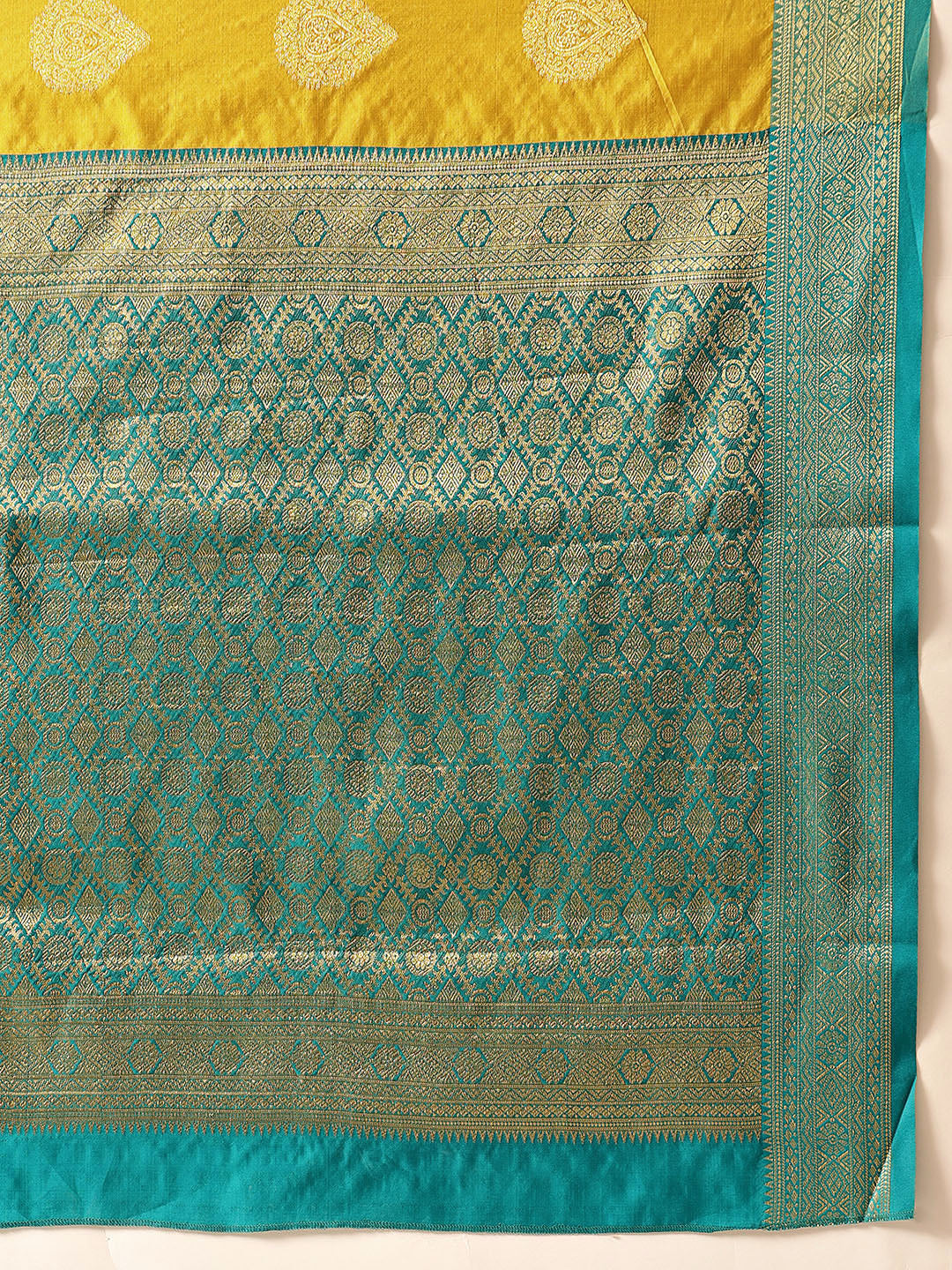 Kanjivaram Soft Silk Zari Woven Big Border With Rich Pallu Saree