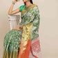 Ethnic Motifs Zari Woven Tissue Silk Saree