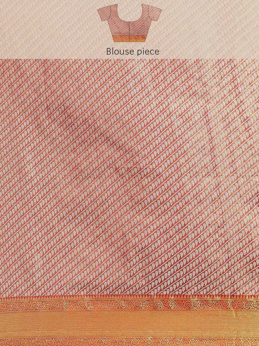 Ethnic Motifs Zari Woven Tissue Silk Saree