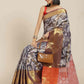 Ethnic Motifs Zari Woven Tissue Silk Saree
