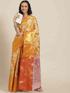 Ethnic Motifs Zari Woven Tissue Silk Saree