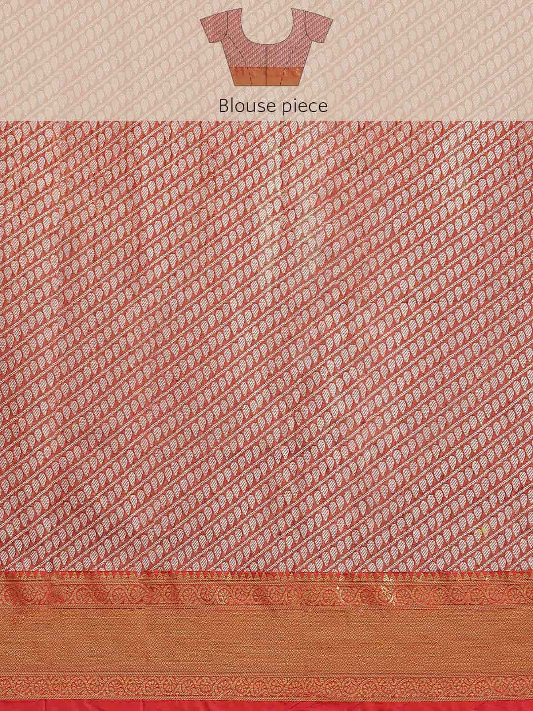 Ethnic Motifs Zari Woven Tissue Silk Saree